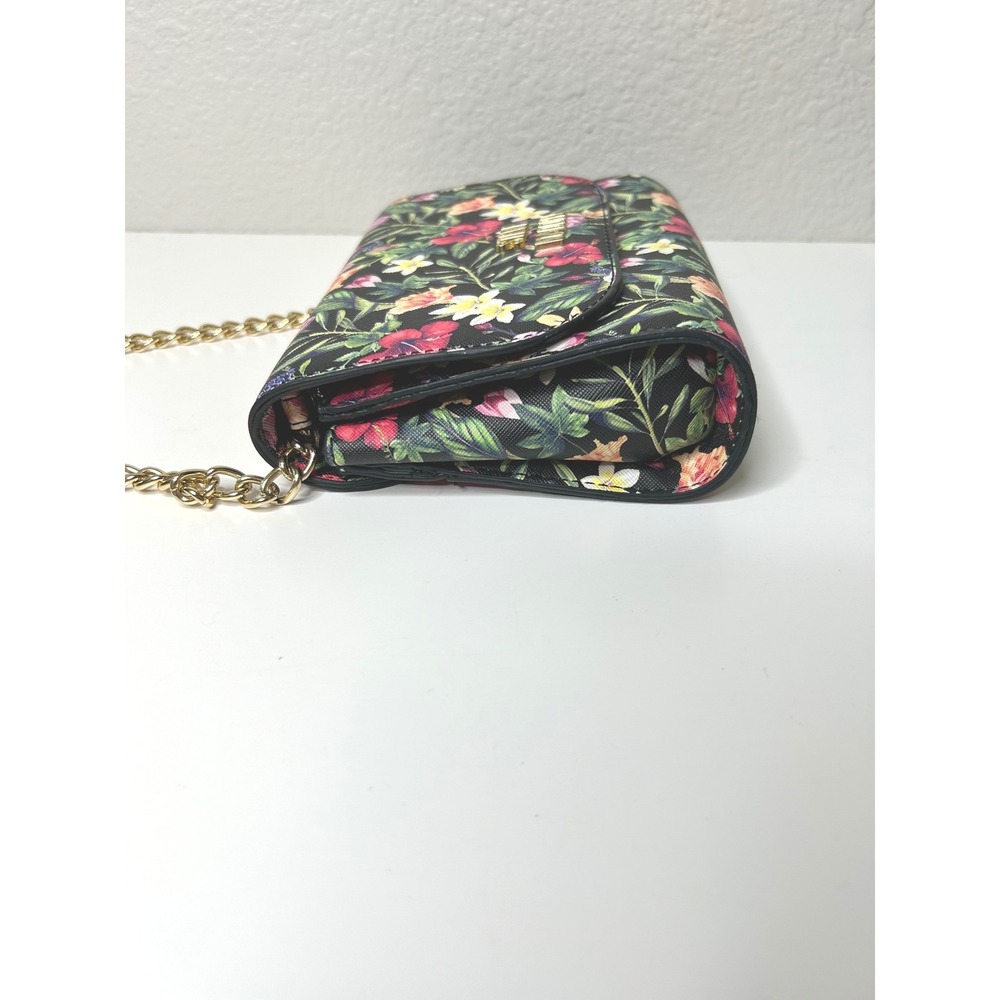 Steve Madden Black Floral Blynn Crossbody Bag - Picture 5 of 9